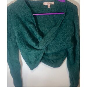 Love Tree Green Sweater